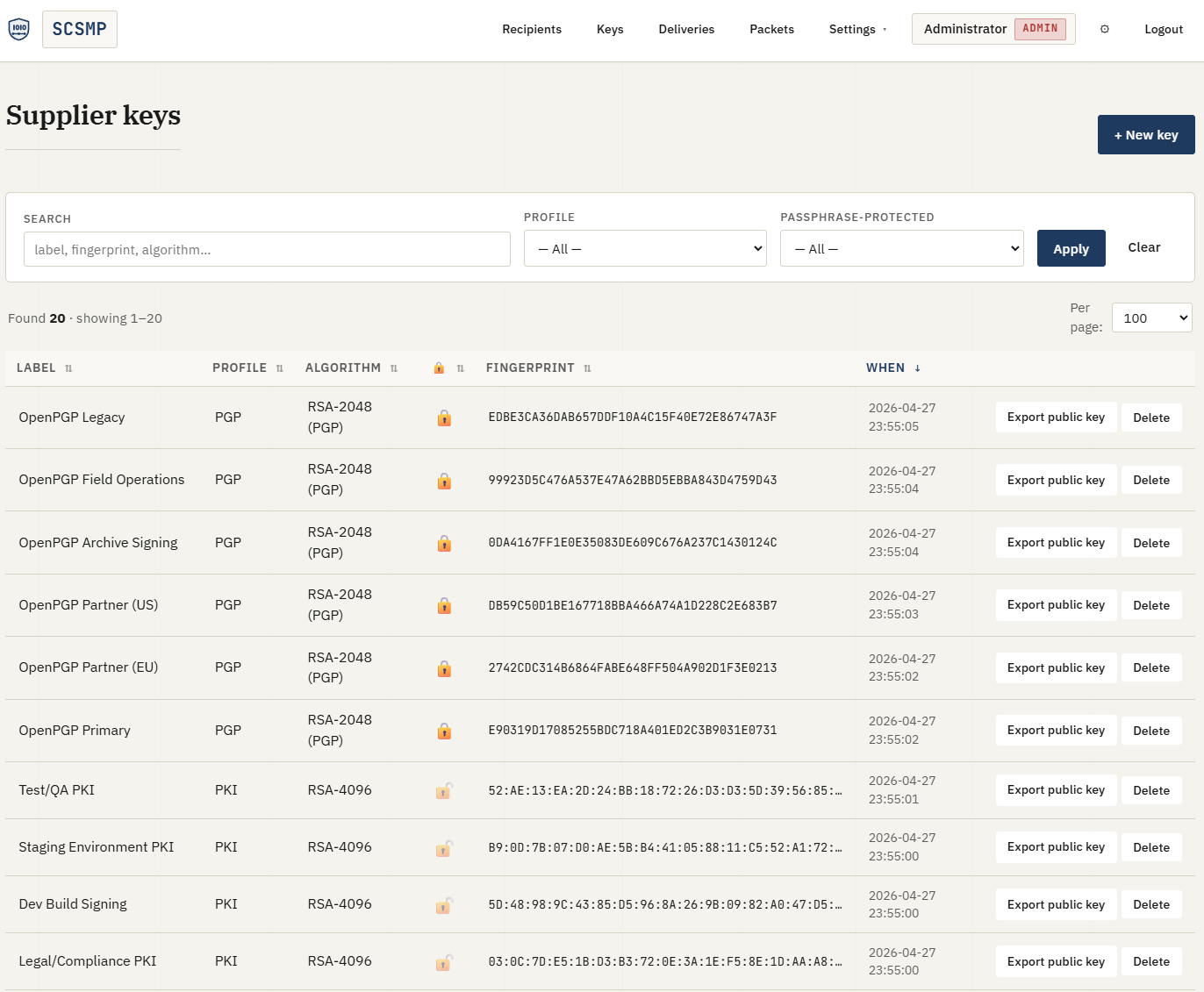 SCSMP Interface 04